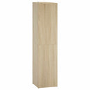 vidaXL Sarokpolc 4 szintes 31,5 x 31 x 130 cm Szerelt Fa Sonoma Tölgy