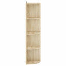 vidaXL Sarokpolc 4 szintes 31,5 x 31 x 130 cm Szerelt Fa Sonoma Tölgy