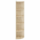 vidaXL Sarokpolc 5 szintes 41,5 x 41,5 x 178 cm Szerelt Fa