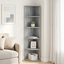 vidaXL Sarokpolc 5 szintes 41,5 x 41,5 x 178 cm Szerelt Fa
