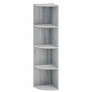 vidaXL Sarokpolc 4 szintes 41,5 x 41,5 x 143 cm Szerelt Fa