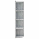 vidaXL Sarokpolc 4 szintes 41,5 x 41,5 x 143 cm Szerelt Fa