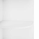 vidaXL Sarokpolc 5 szintes 25 x 31 x 131 cm Szerelt Fa Fehér