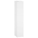 vidaXL Sarokpolc 5 szintes 25 x 31 x 131 cm Szerelt Fa Fehér