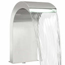 vidaXL LED-es Medence Vízesés Rozsdamentes acél 304 45 x 30 x 65 cm