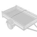 vidaXL Takarófeszítő elem utánfutókhoz Ezüst 136-218 cm