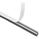 vidaXL Öntapadó kefés ajtószigetelő 5 m PP Szürke