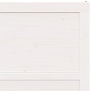 vidaXL Istállóajtó Fehér 80 x 2,5 x 208 cm Tömör Fenyőfa