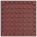 vidaXL Esés elleni védelmi csempék 12 pcs Piros 50 x 50 cm Gumi