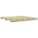 vidaXL Faszegély járólap 18 pcs Zöld 50 x 50 cm Zöld Impregnált Fenyő