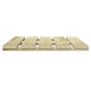 vidaXL Faszegély járólap 18 pcs Zöld 50 x 50 cm Zöld Impregnált Fenyő