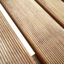 vidaXL Faszegély járólap 12 pcs Barna 50 x 50 cm Zöld Impregnált Fenyő