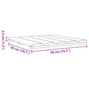 vidaXL Faszegély járólap 12 pcs Barna 50 x 50 cm Zöld Impregnált Fenyő