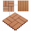 vidaXL Faszegély járólap 22 pcs Tíkfa 30 x 30 cm WPC