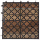 vidaXL Faszegély járólap 20 pcs Szürke 30 x 30 cm Akácfa