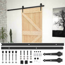 vidaXL Csúszó ajtó Természetes és Fekete 80 x 210 cm Tömör Fenyőfa