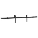 vidaXL Csúszó ajtó NARVIK Természetes és Fekete 85 x 210 cm (152,5 cm)