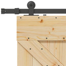 vidaXL Csúszó ajtó NARVIK 100 x 210 cm (213,5 cm)