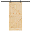 vidaXL Csúszó ajtó NARVIK 100 x 210 cm (213,5 cm)
