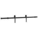 vidaXL Csúszó ajtó NARVIK Természetes és Fekete 85 x 210 cm (152,5 cm)