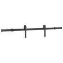 vidaXL Csúszó ajtó NARVIK Természetes és Fekete 85 x 210 cm (152,5 cm)