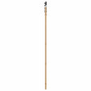 vidaXL Csúszó ajtó Természetes és Fekete 83 x 232 cm Tömör Fenyőfa