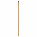 vidaXL Csúszó ajtó Természetes és Fekete 83 x 232 cm Tömör Fenyőfa