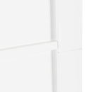 vidaXL Csúszó ajtó Fehér 83 x 232 cm Tömör Fenyőfa