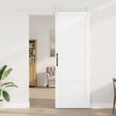 vidaXL Csúszó ajtó Fehér 83 x 232 cm Tömör Fenyőfa