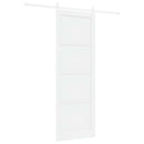 vidaXL Csúszó ajtó Fehér 83 x 232 cm Tömör Fenyőfa