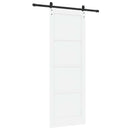 vidaXL Csúszó ajtó Fehér 83 x 232 cm Tömör Fenyőfa