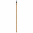 vidaXL Csúszó ajtó Természetes és Fekete 61 x 198,5 cm Tömör Fenyőfa