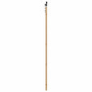 vidaXL Csúszó ajtó Természetes és Fekete 83 x 232 cm Tömör Fenyőfa