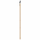vidaXL Csúszó ajtó Természetes és Fekete 86 x 198,5 cm Tömör Fenyőfa