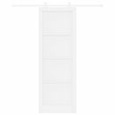 vidaXL Csúszó ajtó Fehér 83 x 232 cm Tömör Fenyőfa