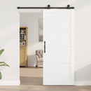 vidaXL Csúszó ajtó ORKDAL Fehér 83 x 202 cm Tömör Fenyőfa