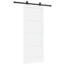 vidaXL Csúszó ajtó ORKDAL Fehér 83 x 202 cm Tömör Fenyőfa