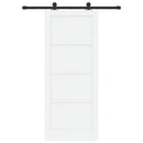 vidaXL Csúszó ajtó ORKDAL Fehér 83 x 202 cm Tömör Fenyőfa