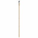 vidaXL Csúszó ajtó Természetes és Fekete 83 x 232 cm Tömör Fenyőfa
