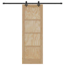 vidaXL Csúszó ajtó ORKDAL Természetes 73,5 x 211 cm Tömör Fenyőfa