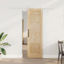 vidaXL Csúszó ajtó ORKDAL Természetes és Fehér 61 x 198,5 cm