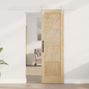 vidaXL Csúszó ajtó ORKDAL Természetes és Fehér 61 x 198,5 cm