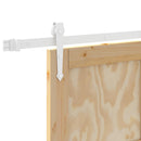 vidaXL Csúszó ajtó ORKDAL 83 x 232 cm Tömör Fenyőfa