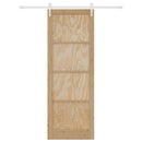 vidaXL Csúszó ajtó ORKDAL 83 x 232 cm Tömör Fenyőfa