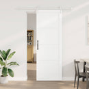 vidaXL Csúszó ajtó ORKDAL Fehér 83 x 232 cm Tömör Fenyőfa