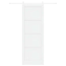 vidaXL Csúszó ajtó ORKDAL Fehér 83 x 232 cm Tömör Fenyőfa
