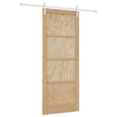 vidaXL Csúszó ajtó ORKDAL Természetes és Fehér 86 x 211 cm