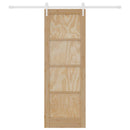 vidaXL Csúszó ajtó ORKDAL Természetes és Fehér 73,5 x 211 cm