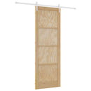 vidaXL Csúszó ajtó ORKDAL 83 x 232 cm Tömör Fenyőfa