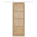 vidaXL Csúszó ajtó ORKDAL 83 x 232 cm Tömör Fenyőfa